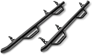 n-FAB | J1980T | Nerf Step, Full Length, Textured Black, 20-21 Jeep Wrangler Gladiator (JT) 4 Door All Beds