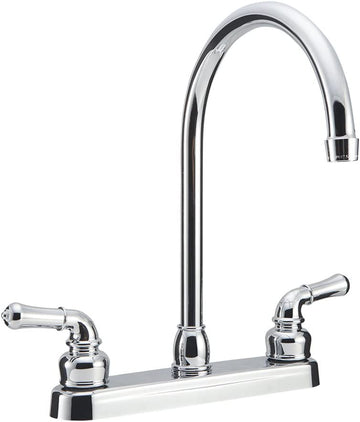 Dura Faucet (DF-PK330HC-CP) RV J-Spout Kitchen Faucet (Chrome) Chrome Polished