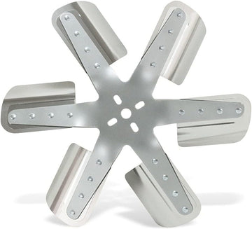 Flex-a-lite (2217) 17" 6-Blade CCW Belt Driven Flex Fan, Silver