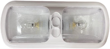 RV Designer L815, Pancake Light, 12 Volt, Double