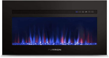 Lippert 693968 Built-in Electric Fireplace with Crystal Platform - 30