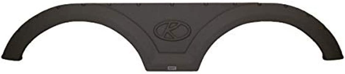 Icon 12410 Tandem Axle Fender Skirt FS2248 for Keystone - Black