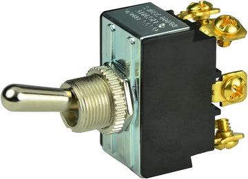 BEP DPDT On/Off/On Chrome Plated Toggles