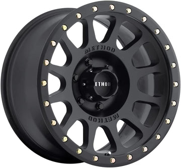 Method Race Wheels MRWMR30578560500 17 x 8.5 in. NV 6 on 5.5 Bolt Pattern 4.75 in. Back Space, Matte Black