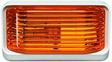 LED BW RCT PRCH LITE WO/SW WHT-AMB