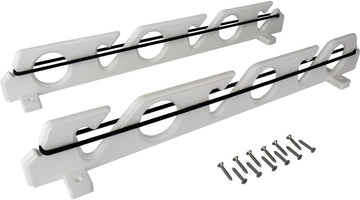 Sea-Dog 325626-1 6-Pole Rod Storage Rack White Horizontal/Overhead Mount