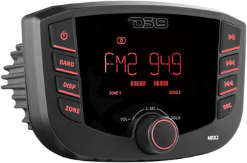 DS18 MRX2 Hydro Mechless Marine Audio Headunit LCD Screen w/Bluetooth & RGB LED