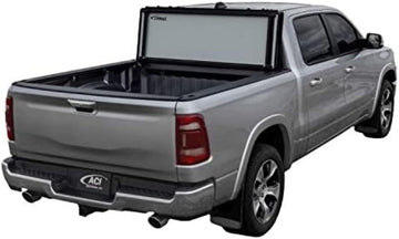 LOMAX G3050039 Stance Hard Tri-Fold Cover; Black Urethane Finish; Single Rail;