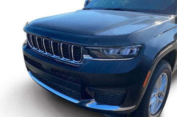 Auto Ventshade [AVS] Hood Shield Bugflector II | High Profile, Smoke Color | 25962 | Fits 2022 Jeep Grand Cherokee L