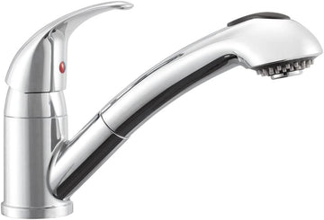 Dura Faucet (DF-NMK852-CP) RV Pull-Out Kitchen Faucet (Chrome)