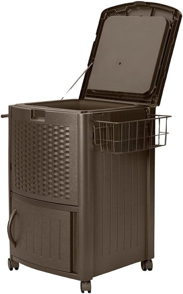 Suncast DCCW3000 Resin Wicker Cooler