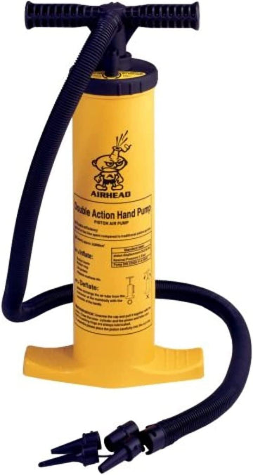 AIRHEAD Watersports AIRHEAD Double Action Hand Pump Yellow One Size