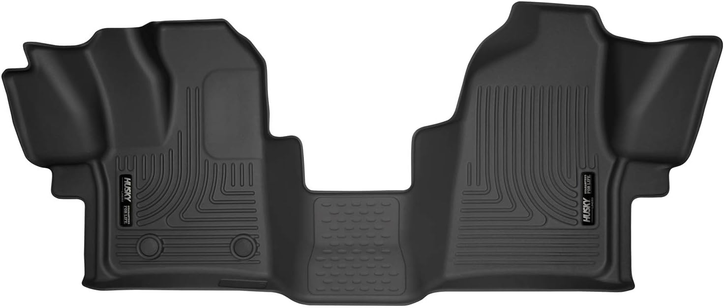 Husky Liners 53481 Front Floor Liners Fits 15-19 Transit-150/250/350, Black