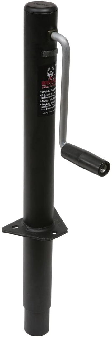 Husky 30782 2,000 lbs A-Frame Side Wind Trailer Jack,Black