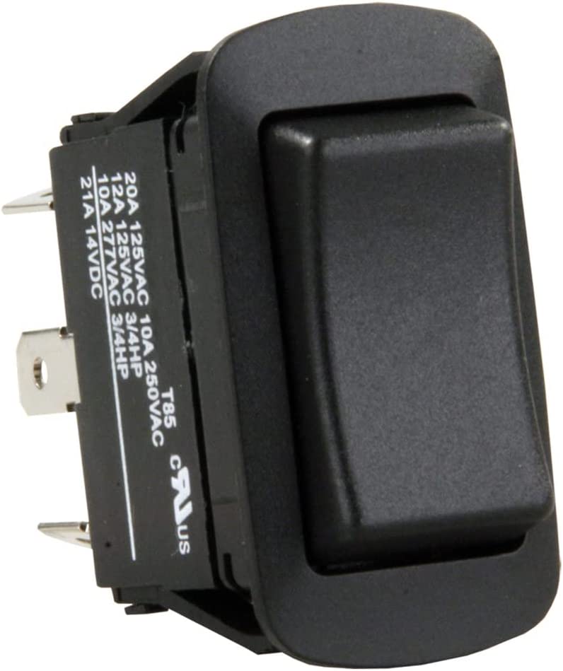 JR Products 13835 Black Water Resistant SPDT On/Off/on Switch