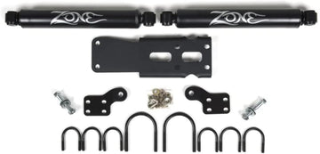 Zone Offroad Dual Steering Stabilizer Kit (ZON7450) Compatible with 07-18 Jeep Wrangler JK