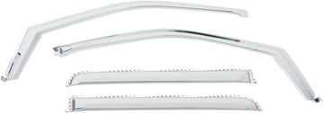 Putco 480065 Element Chrome Window Visor In Channel 4 pc. Element Chrome Window Visor In Channel