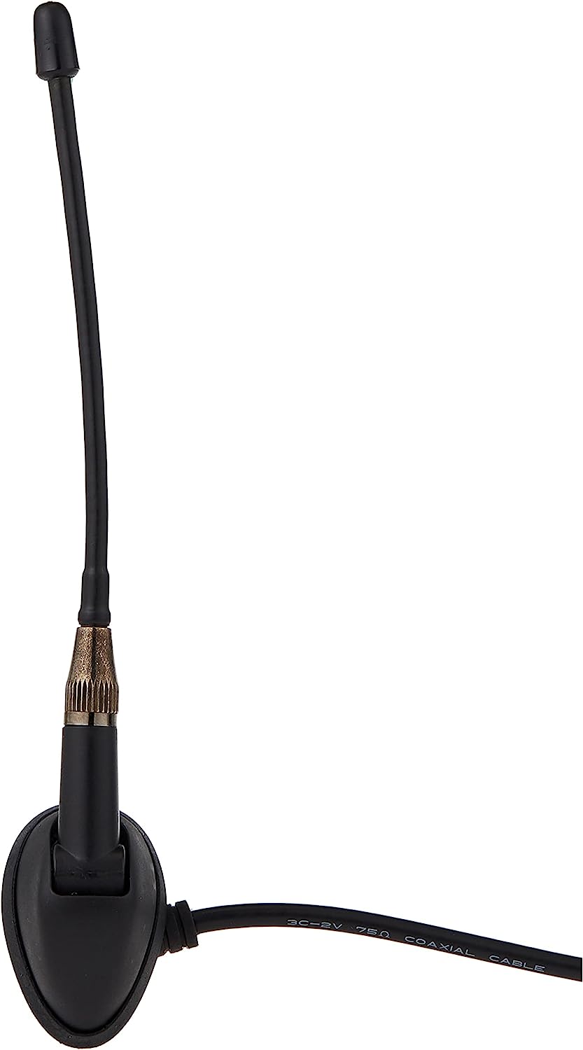 JENSEN JAN139 6" Heavy-Duty Universal Top/Side-Mount Rubber Mast Antenna