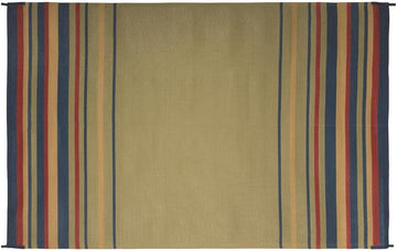 Faulkner 68845 Blue/Brick/Beige/Green 12'L x 9'W Mildew Resistant Camping Mat