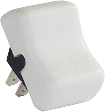JR Products 12035 White SPST On-Off Switch