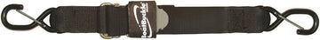 BoatBuckle Pro Series Kwik-Lok Gunwale Tie-Down, 2-Inch x 16-Feet, Black