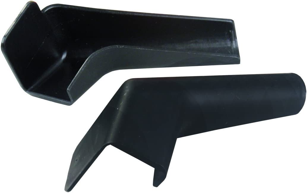 JR Products 655-Bk-A Black Rigid Extended Rain Gutter Spout