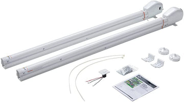 Standard 12V Universal Awning Hardware Kit for 5th Wheel RVs, Travel Trailers and Motorhomes White