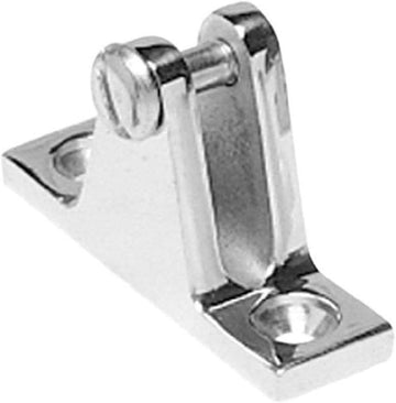 Taylor Made Products Black Marine Deck Hinge - Set of 2 Chromed Zamak
