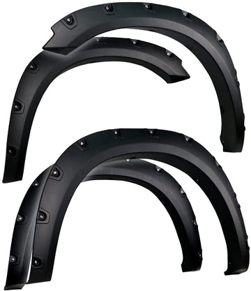 Tyger Auto TG-FF8D4147 Black 1 TG-FF8D4147 for 2009-2018 Dodge Ram 1500; 2019 Ram 1500 Classic |Exclude R/T and Rebel Models |Pocket Bolt-Riveted Style Fender Flare, 1 (Non-Carb Compliant)