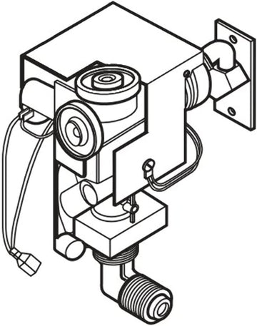 Atwood 38603 24V Coil Valve Furnace Side Outlet