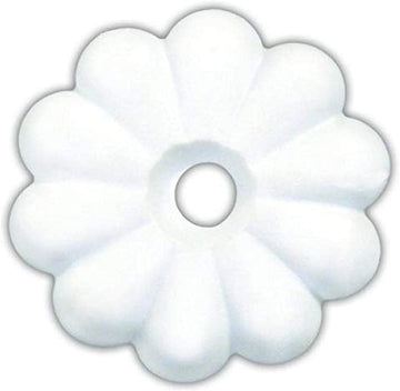 JR Products 20455 White Plastic Rosettes