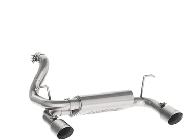 MBRP S5529AL 2.5" Axle Back, Dual Rear Exit Exhaust System (Aluminized Steel)