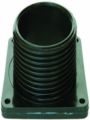 Valterra T1008 3" Male Thread Flange , Black