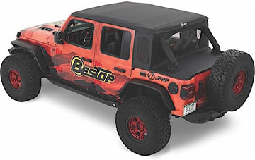 Halftop Kit - '18-21 Wrangler JL 4-Door (Black Twill)