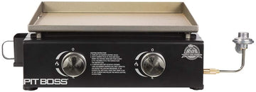 PIT BOSS PB336GS Two Burner Portable Flat Top Griddle - Cover Included