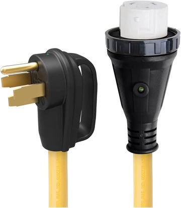 ParkPower 50ARVD25 Detachable Power Cord With Handle and Indicator Light - 50A, 25' 50 Amp 50 Amp