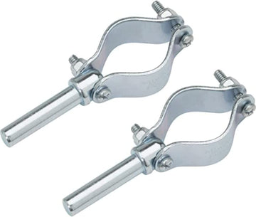 Zinc-Plated Steel Row Boat 7/8-Inch Clamp-On Oar Lock Shank, Set of 2