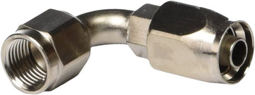 Edelbrock/Russell 610161 Endura Anodized Aluminum -6AN 90-Degree Hose End