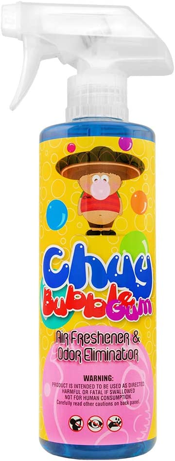 Chemical Guys AIR_221_16 Chuy Bubble Gum Premium Air Freshener and Odor Eliminator, 16 oz 16 oz Bubble Gum