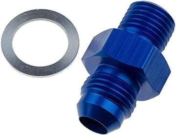 Redhorse Performance 8262-08-04-1 08 Male an/JIC Flare to 1/4" NPSM Transmission fitting-blue-2pcs