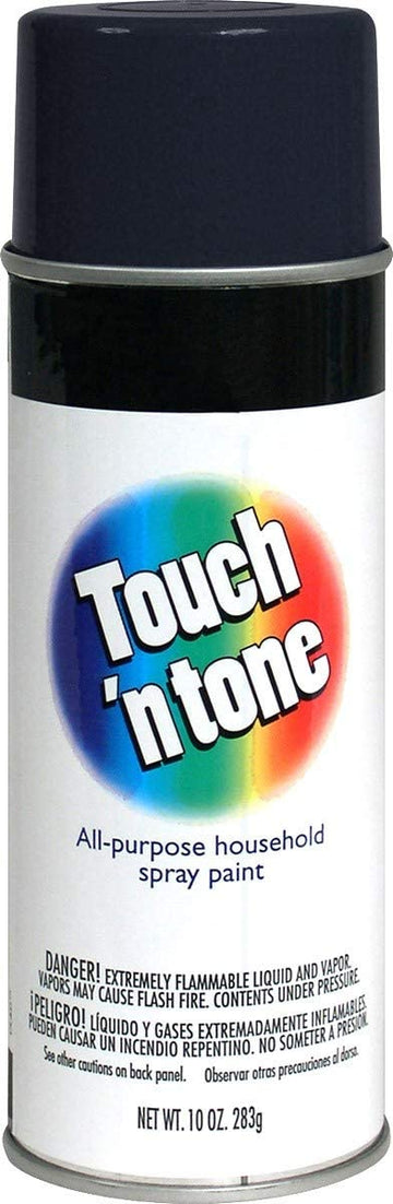 Rust-Oleum 55275830 Touch 'n Tone 10-Ounce Spray Paint, Flat Black