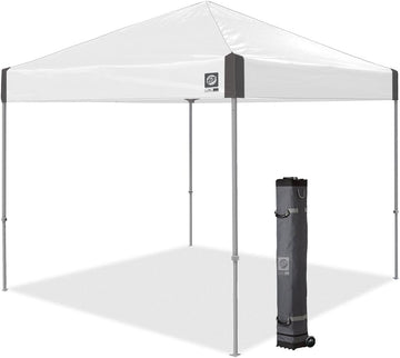 E-Z UP Ambassador Instant Shelter Canopy, 10 by 10', White Slate White Slate Shelter Canopy