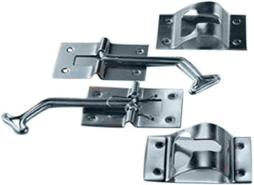 RV Designer Collection E271 Zinc 45 Degree Entry Door Holder Quantity 1