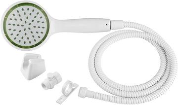 Dura Faucet (DF-SA470K-WT) RV Pressure-Assist Hand Held Shower Kit with Air-Turbo Technology (White)
