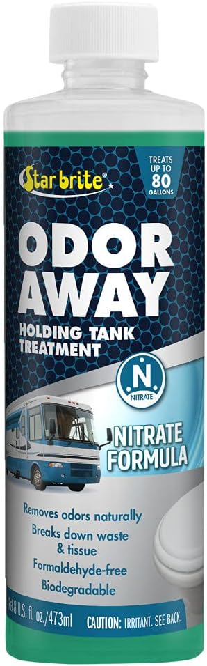 Star brite Odor Away Holding Tank Treatment - Nitrate Formula 8 Oz 4-pack