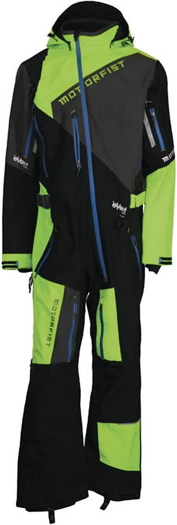Motorfist Blitz II Mens Snow Monosuit Black/Green SM