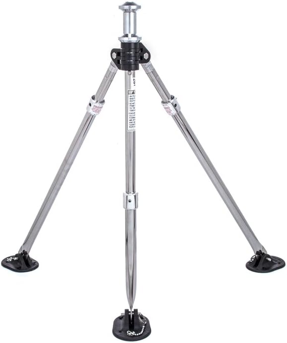attwood SP-96008 Pro-Swivel Aluminum 28-Inch to 33-Inch Adjustable Height Ski Pylon One Size