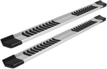Raptor Series Running Boards Steps 6in OEM Style Aluminum for New Body 2019-2023 Ram 1500 Crew Cab
