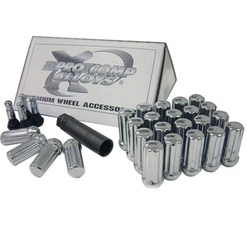 Pro Comp Wheels 16143 Lug Nut Kit 14 x 1.5 HT Spline 5 Lug Kit w/Valve Stem Lug Nut Kit