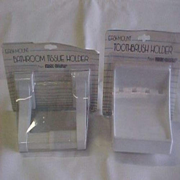 MAGIC MOUNTS 4584W Bath Tissue Holder 1PK WH